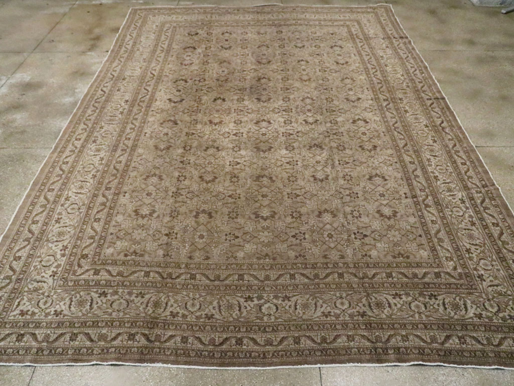 Antique Persian Tabriz Carpet, No.18815 - Gss