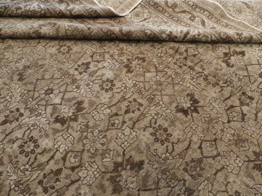 Antique Persian Tabriz Carpet, No.18815 - Gss