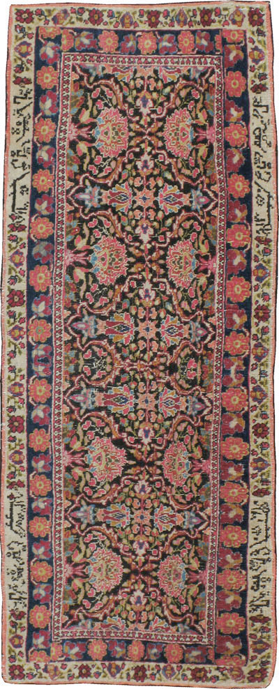 Vintage Persian Mashad Rug, No.18823 - Gss