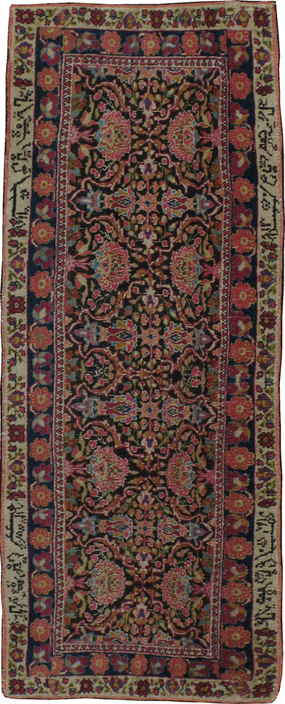 Vintage Persian Mashad Rug, No.18823 - Gss