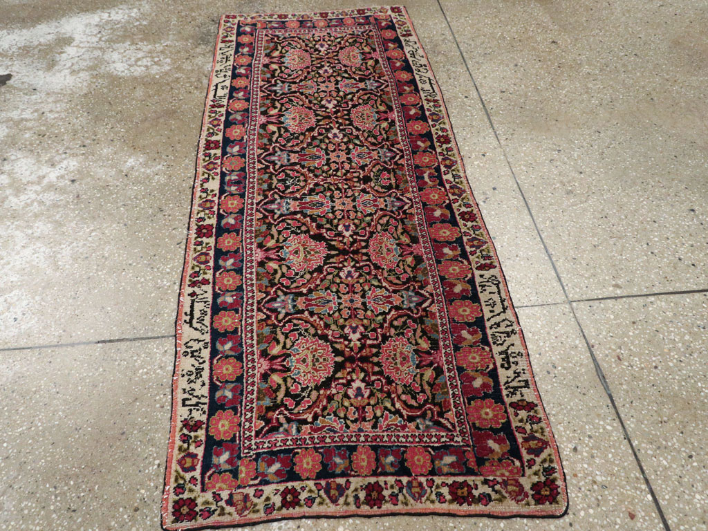 Vintage Persian Mashad Rug, No.18823 - Gss