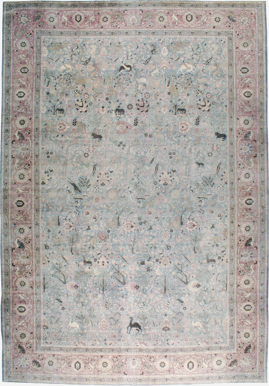 Antique Persian Tabriz Carpet, No.18846 - Gss