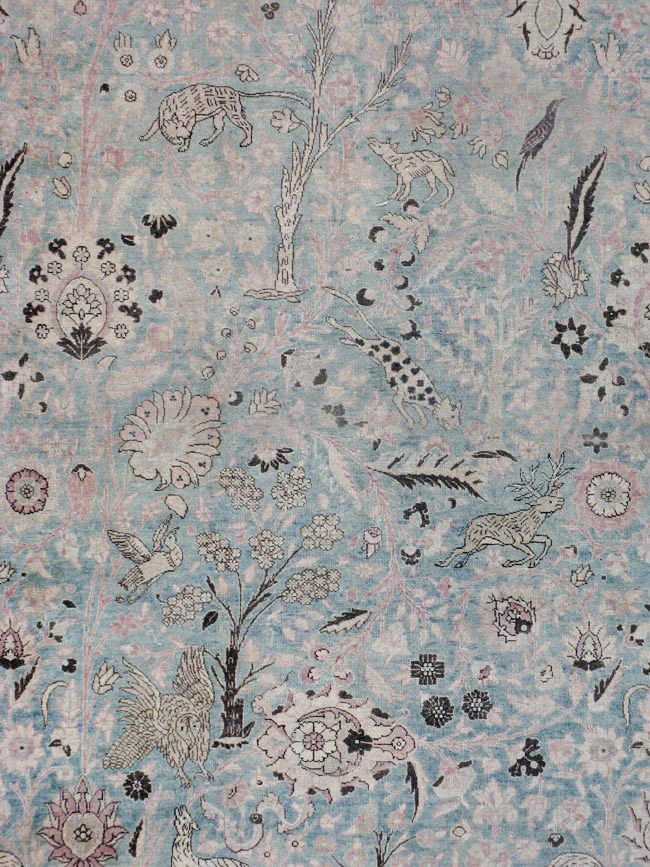 Antique Persian Tabriz Carpet, No.18846 - Gss