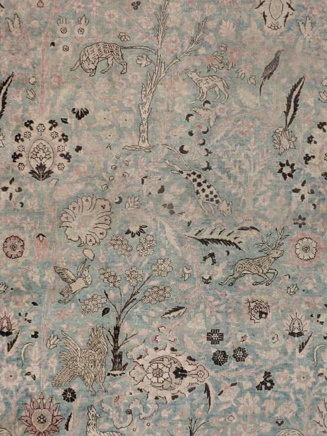 Antique Persian Tabriz Carpet, No.18846 - Gss