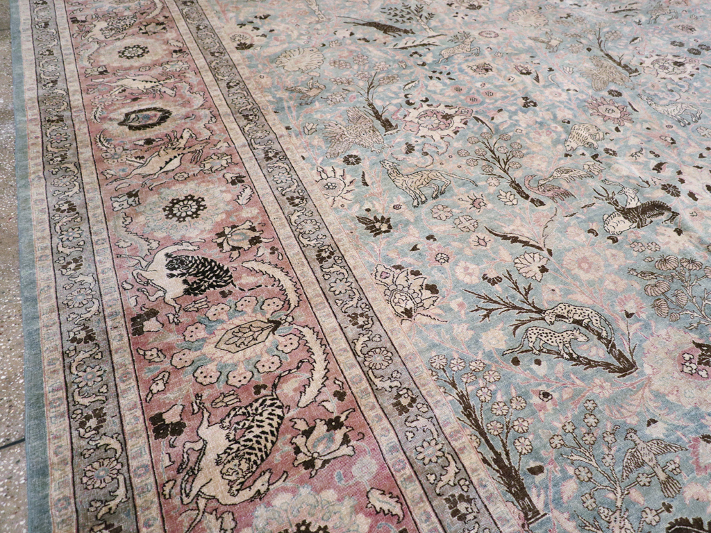 Antique Persian Tabriz Carpet, No.18846 - Gss