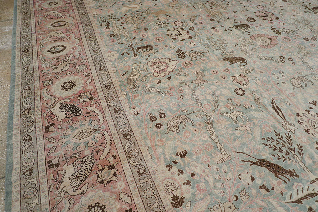 Antique Persian Tabriz Carpet, No.18846 - Gss