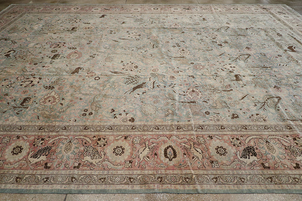 Antique Persian Tabriz Carpet, No.18846 - Gss