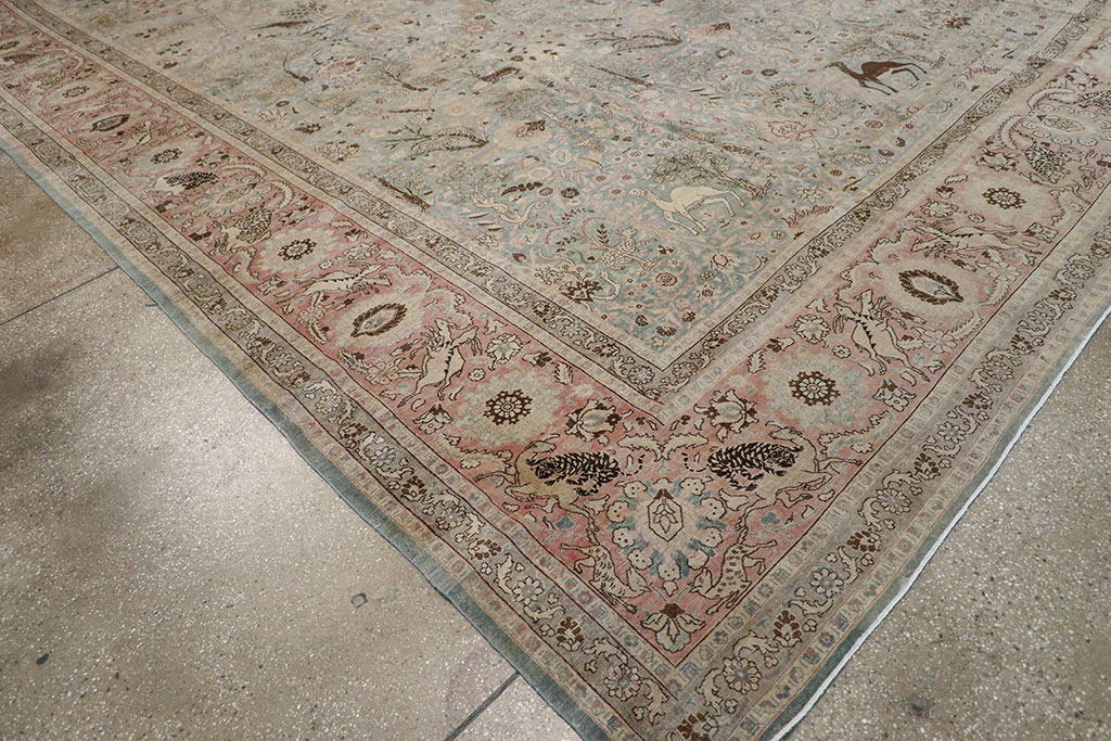 Antique Persian Tabriz Carpet, No.18846 - Gss