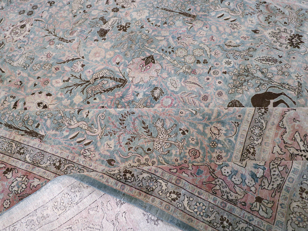 Antique Persian Tabriz Carpet, No.18846 - Gss