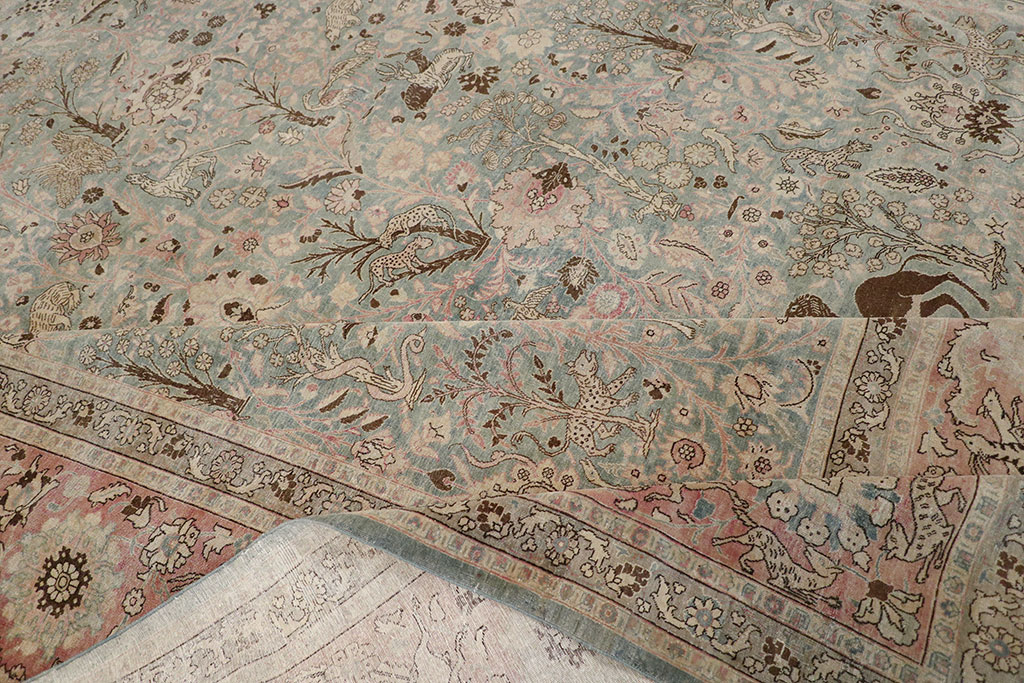 Antique Persian Tabriz Carpet, No.18846 - Gss