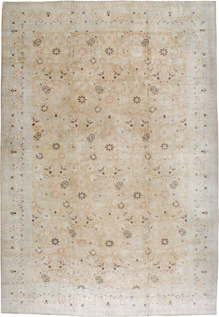 Antique Persian Tabriz Carpet, No.18848 - Gss