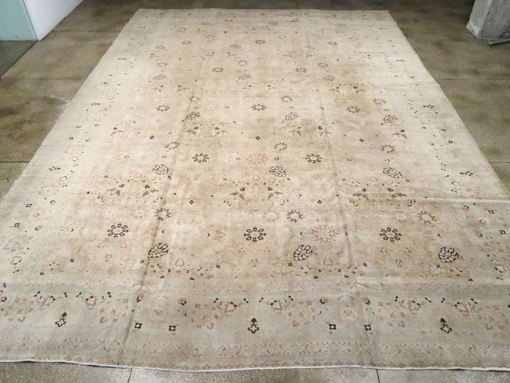 Antique Persian Tabriz Carpet, No.18848 - Gss