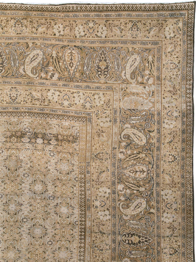 Antique Persian Dorokhsh Carpet, No.18851 - Gss