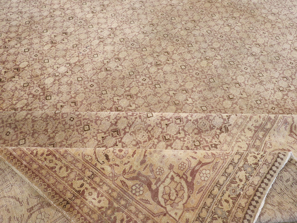 Vintage Persian Tabriz Carpet, No.18853 - Gss
