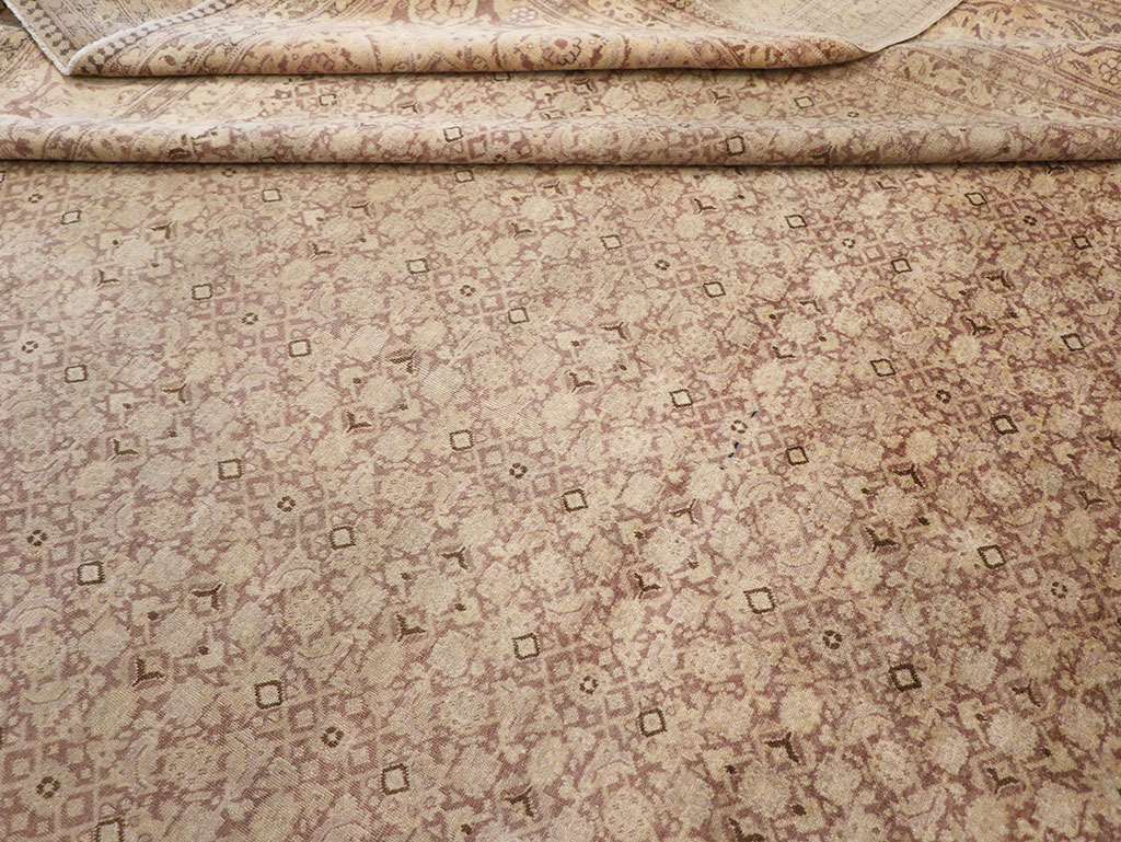 Vintage Persian Tabriz Carpet, No.18853 - Gss