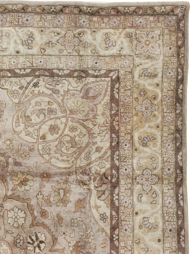 Vintage Indian Lahore Carpet, No.18861 - Gss