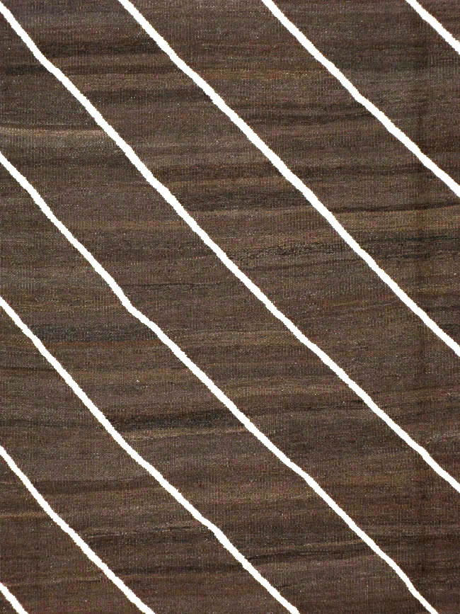 Vintage Persian Modernist Flatweave Kilim, No.18872 - Gss