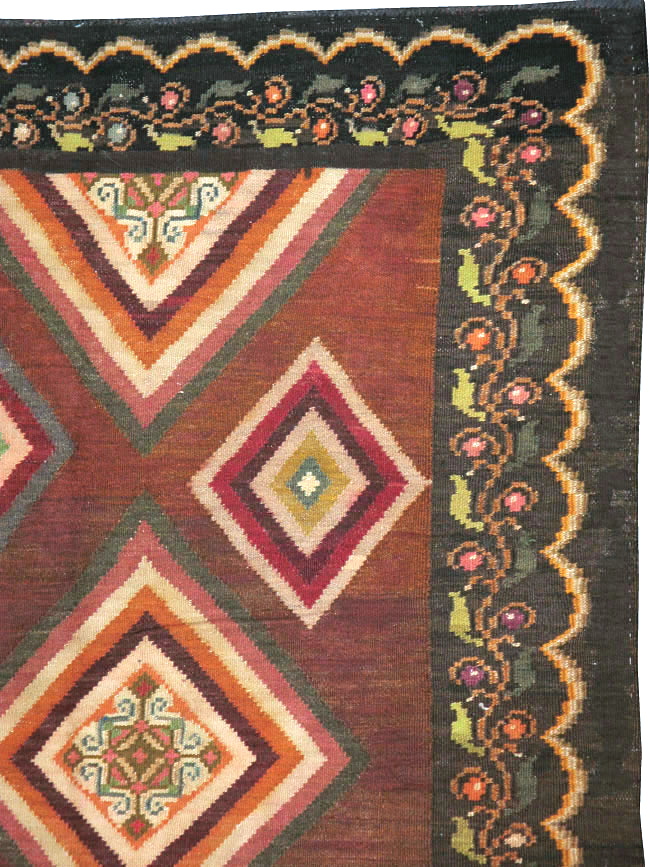 Vintage Turkish Flat-weave Kilim, No.18876 - Gss