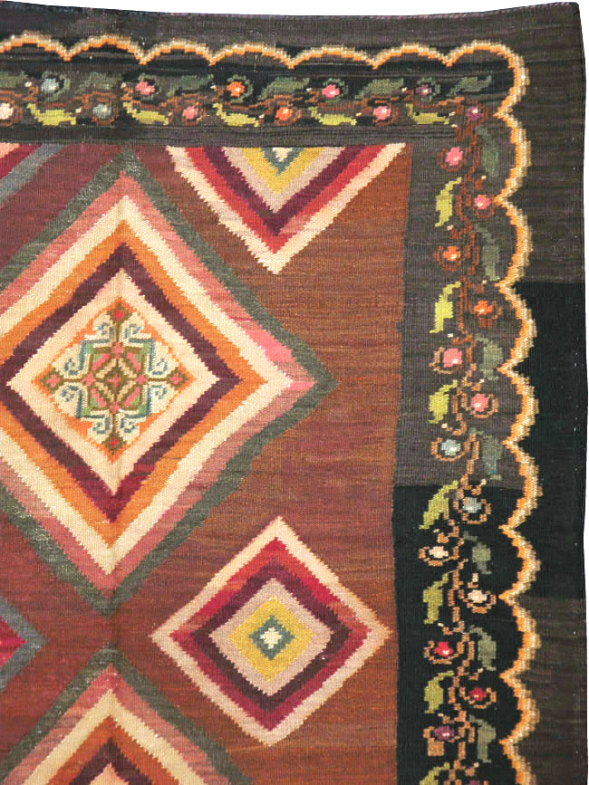 Vintage Turkish Flat-weave Kilim, No.18876 - Gss