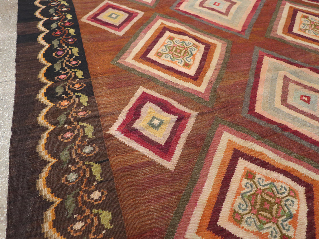 Vintage Turkish Flat-weave Kilim, No.18876 - Gss