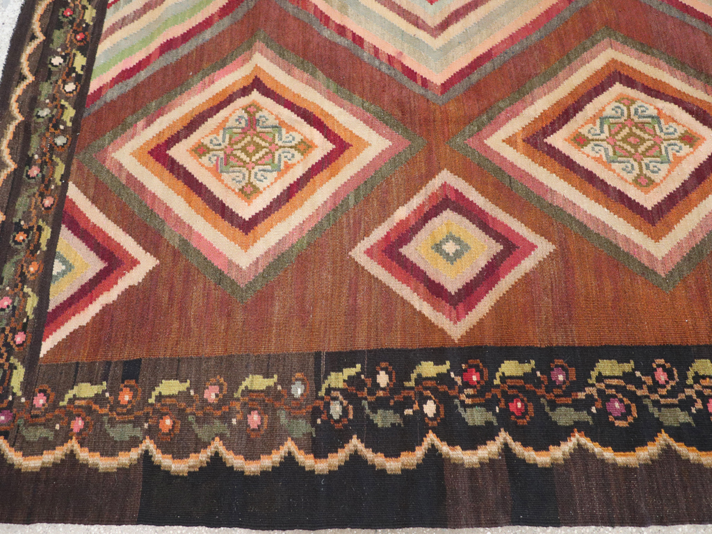 Vintage Turkish Flat-weave Kilim, No.18876 - Gss