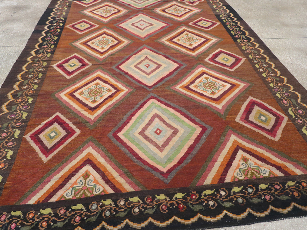 Vintage Turkish Flat-weave Kilim, No.18876 - Gss