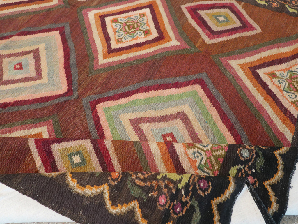 Vintage Turkish Flat-weave Kilim, No.18876 - Gss