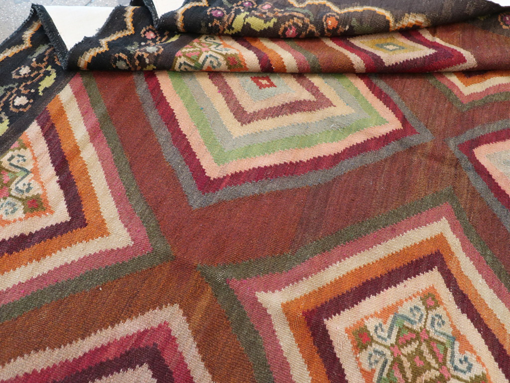 Vintage Turkish Flat-weave Kilim, No.18876 - Gss