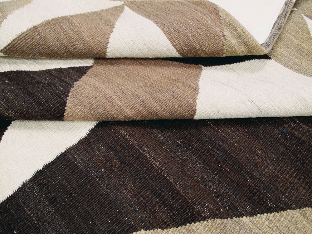 Vintage Persian Modernist Kilim, No.18890 - Gss