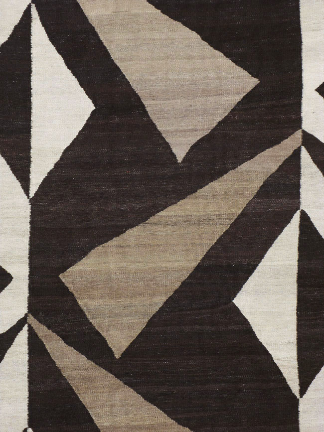 Vintage Persian Modernist Kilim, No.18890 - Gss