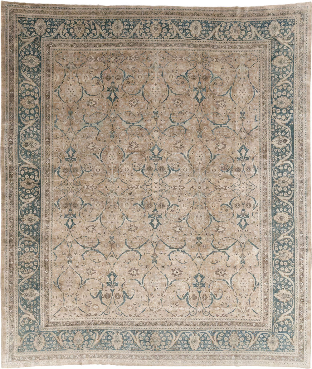 Antique Persian Tabriz Carpet, No.18900 - Gss
