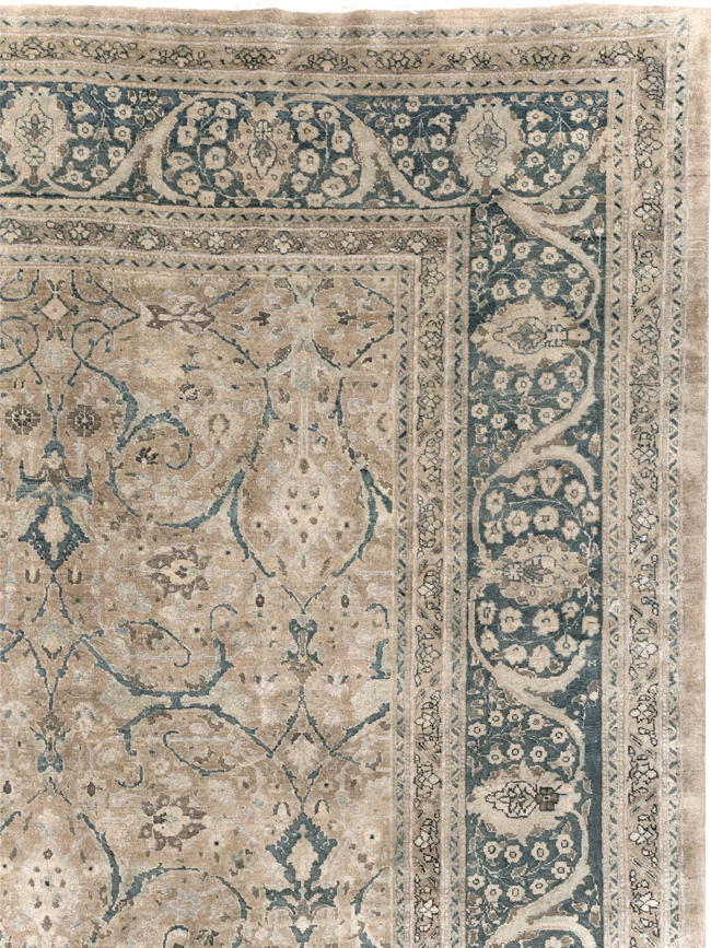 Antique Persian Tabriz Carpet, No.18900 - Gss