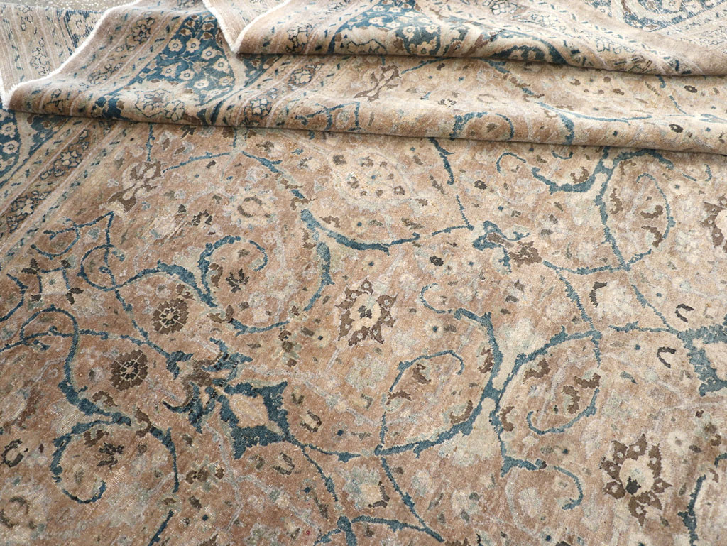 Antique Persian Tabriz Carpet, No.18900 - Gss