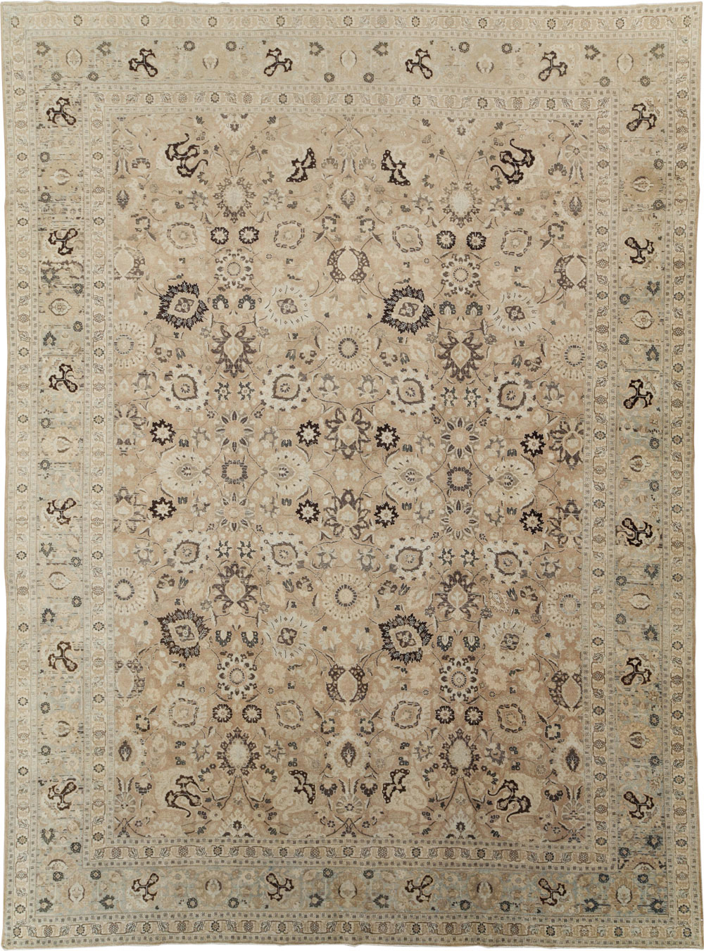 Antique Persian Tabriz Carpet, No.18906 - Gss