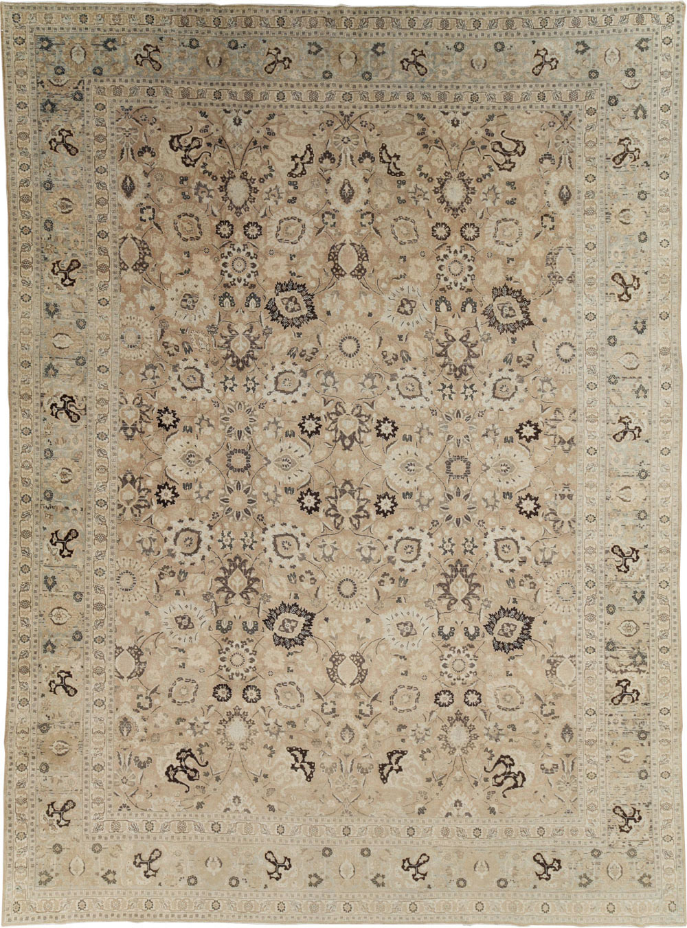 Antique Persian Tabriz Carpet, No.18906 - Gss