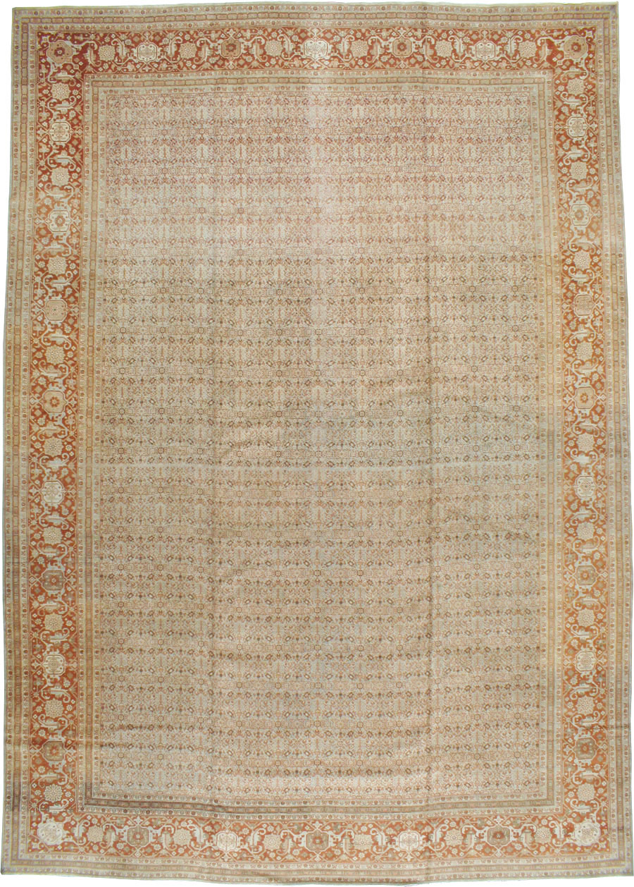 Antique Persian Tabriz Carpet, No.18911 - Gss