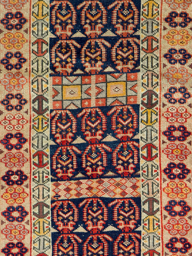 Antique Persian Northwest Long Runner, No.18912 - Gss