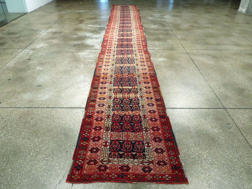 Antique Persian Northwest Long Runner, No.18912 - Gss