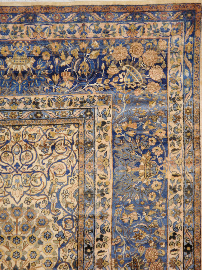 Vintage Persian Lavar Kerman Oversize Carpet, No.18917 - Gss