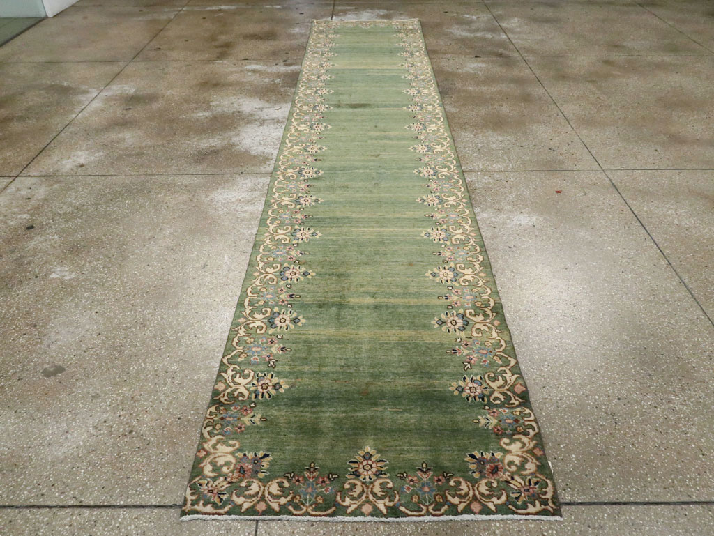 Vintage Persian Tabriz Runner, No.18934 - Gss