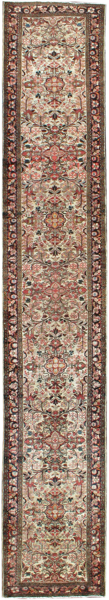 Vintage Persian Lilihan Runner, No.18939 - Gss