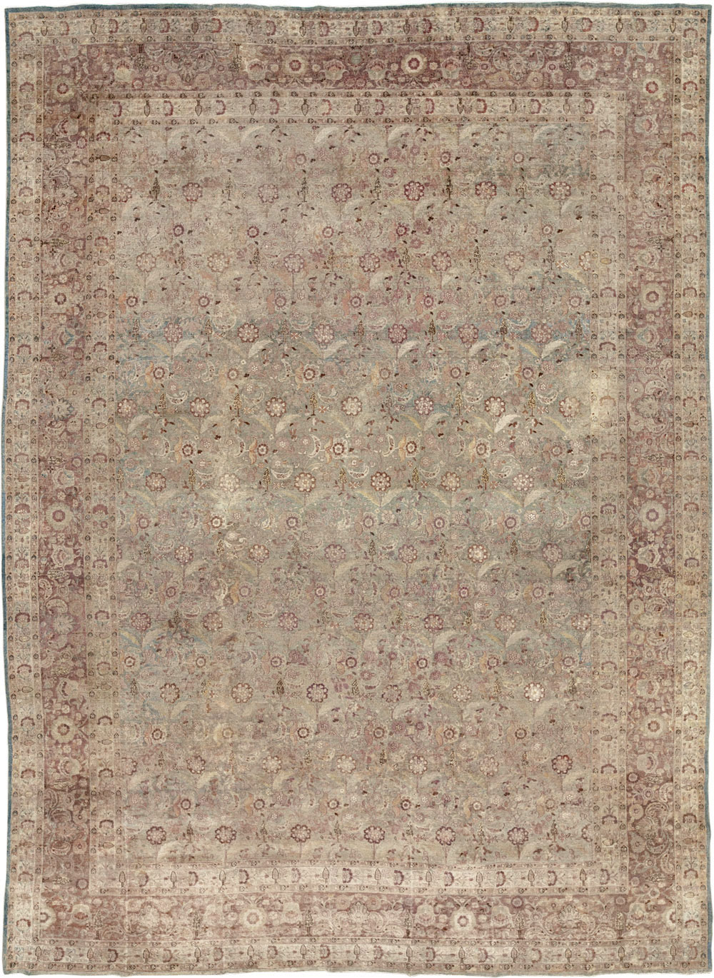 Antique Persian Mashad Carpet, No.18952 - Gss