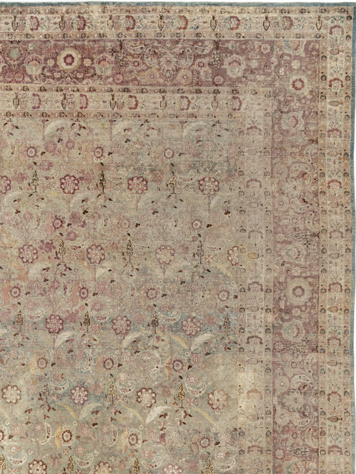 Antique Persian Mashad Carpet, No.18952 - Gss