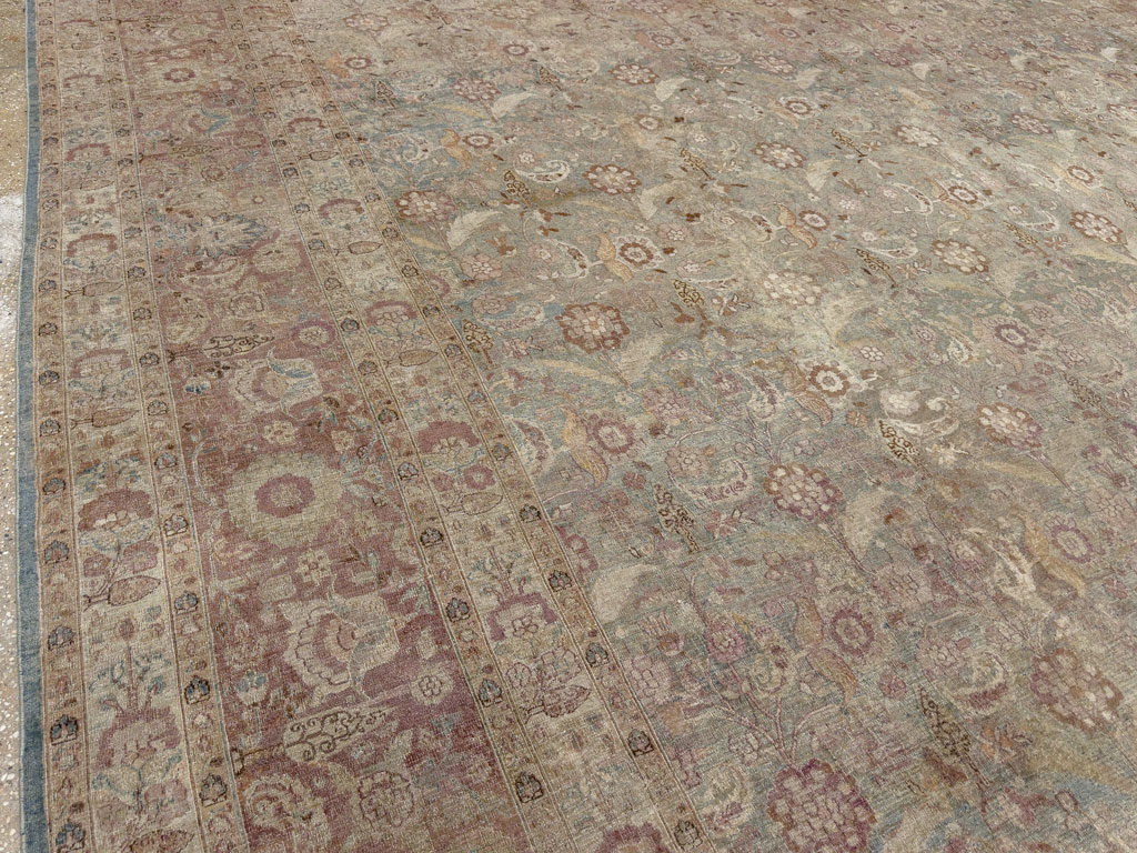Antique Persian Mashad Carpet, No.18952 - Gss