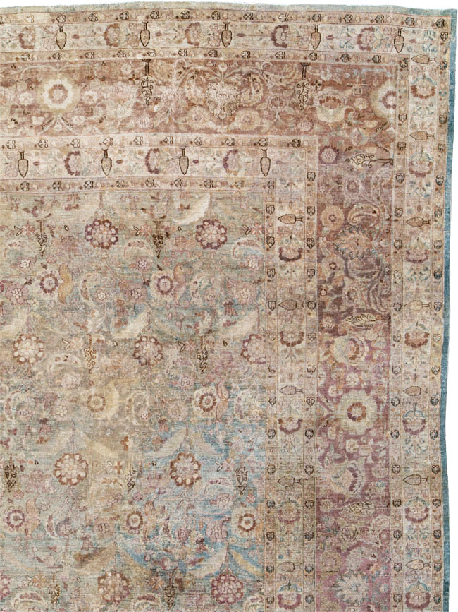 Antique Persian Mashad Carpet, No.18952 - Gss