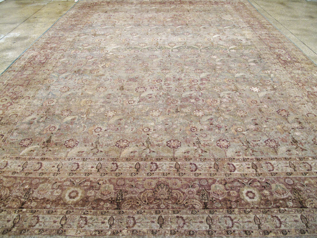 Antique Persian Mashad Carpet, No.18952 - Gss