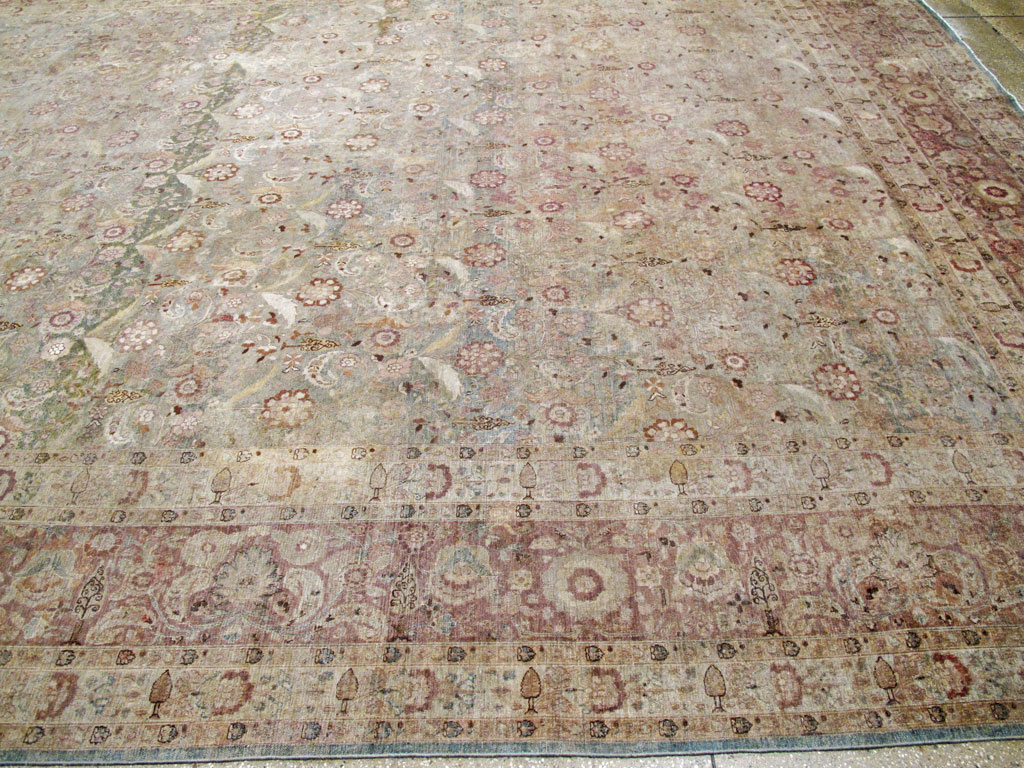 Antique Persian Mashad Carpet, No.18952 - Gss