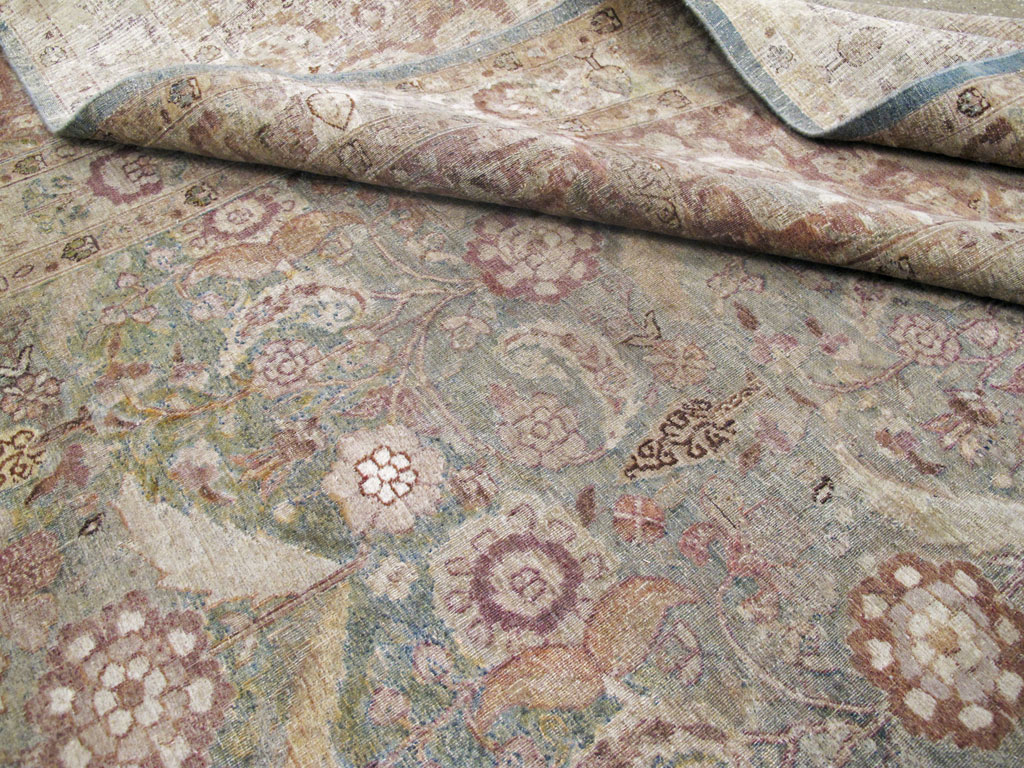 Antique Persian Mashad Carpet, No.18952 - Gss