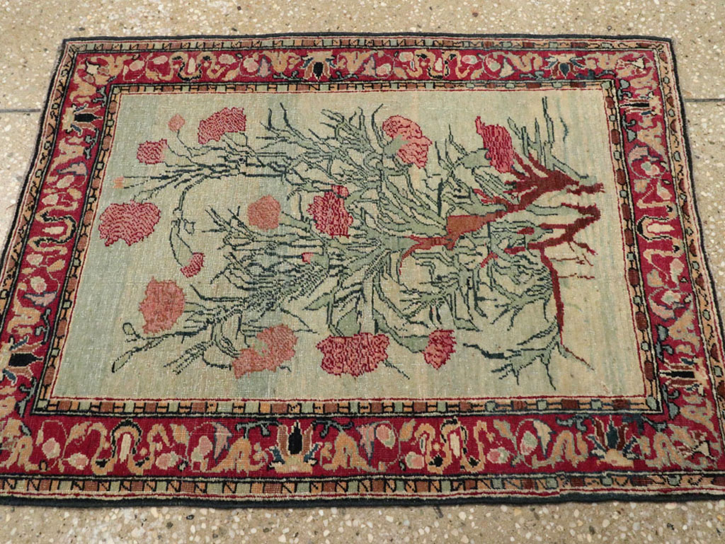 Antique Persian Mashad Rug, No.18964 - Gss