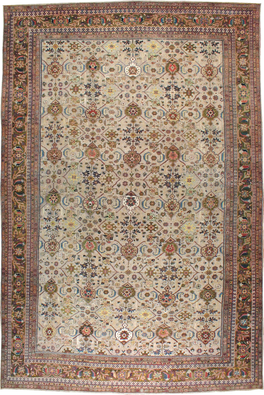 Antique Persian Mahal Carpet, No.18965 - Gss